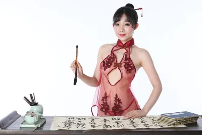 Modelo chinesa 宁宁 Ensaio privado nu