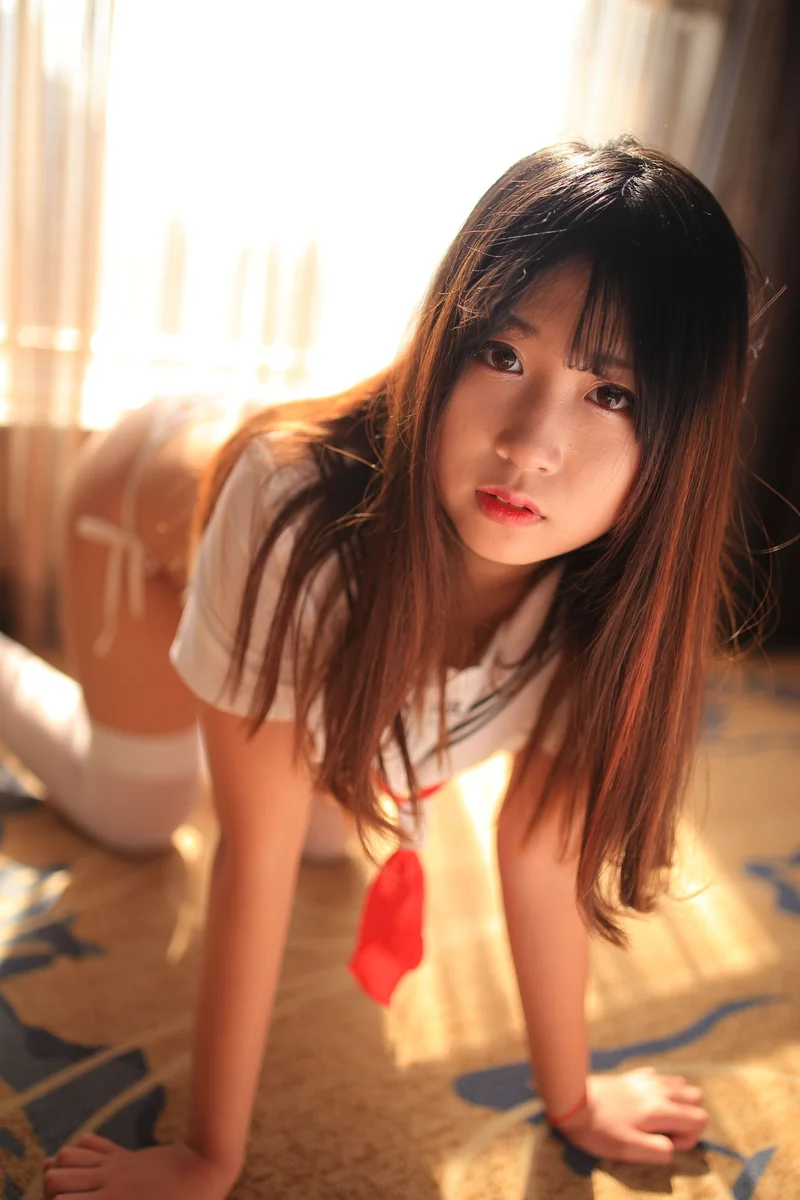 猫九酱 草莓 JK Sailor Uniform Lingerie photo 451