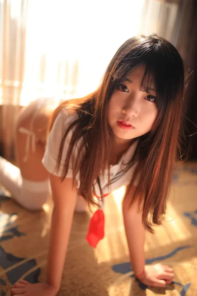 Page 10 | 猫九酱 草莓 JK Sailor Uniform Lingerie