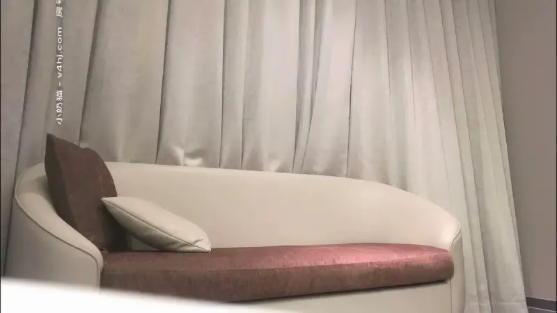 A cute girl with a tattoo in a pink jacket rides on top and gets fucked hard from behind without a condom