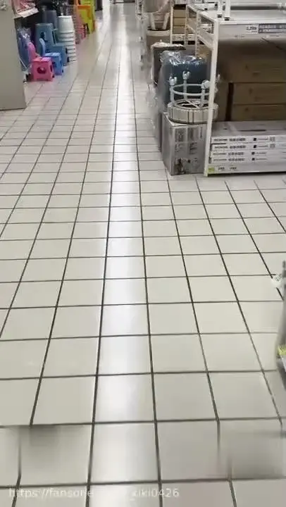 Horny girl in store